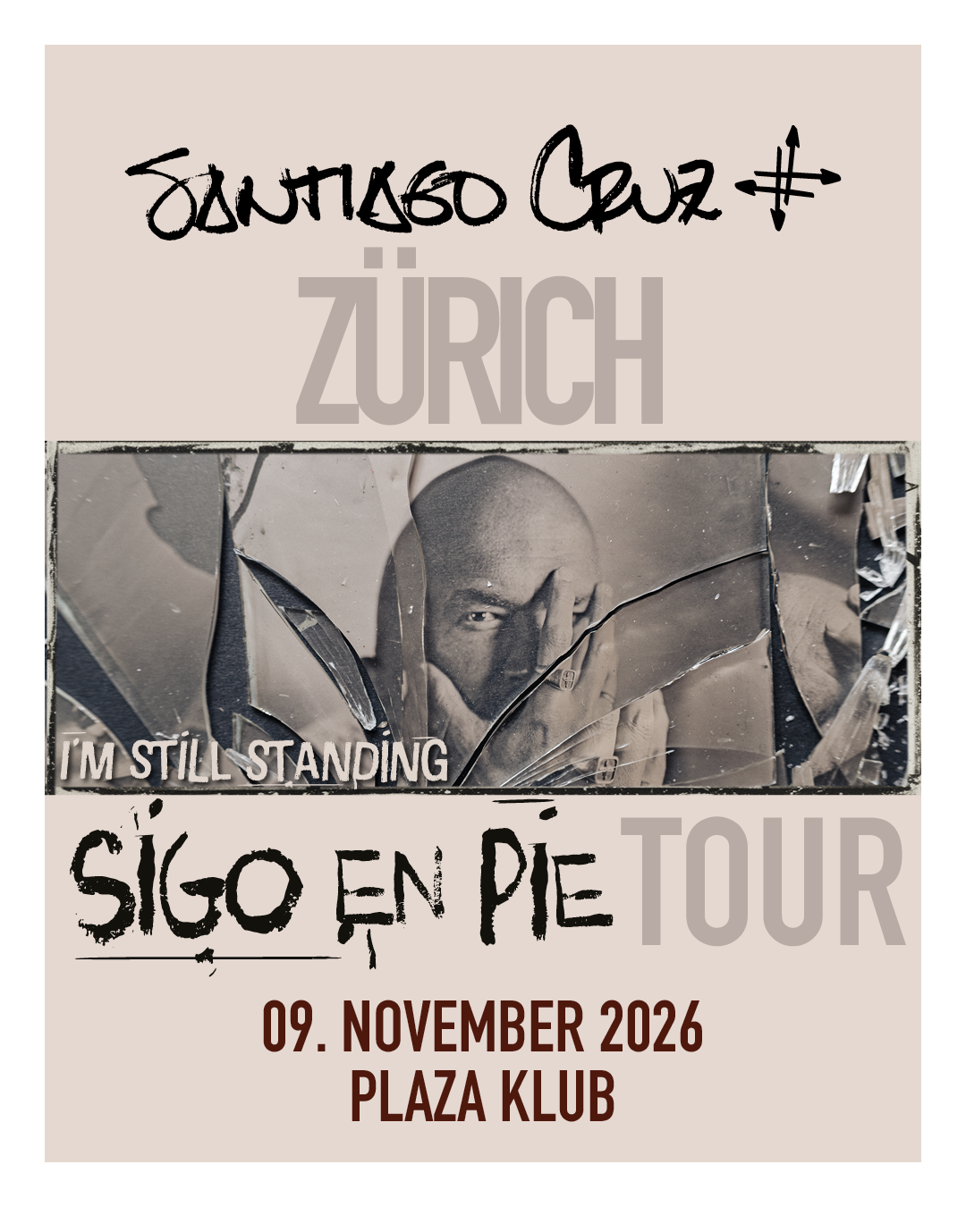 Santiago Cruz - Sigo En Pie Tour 2026