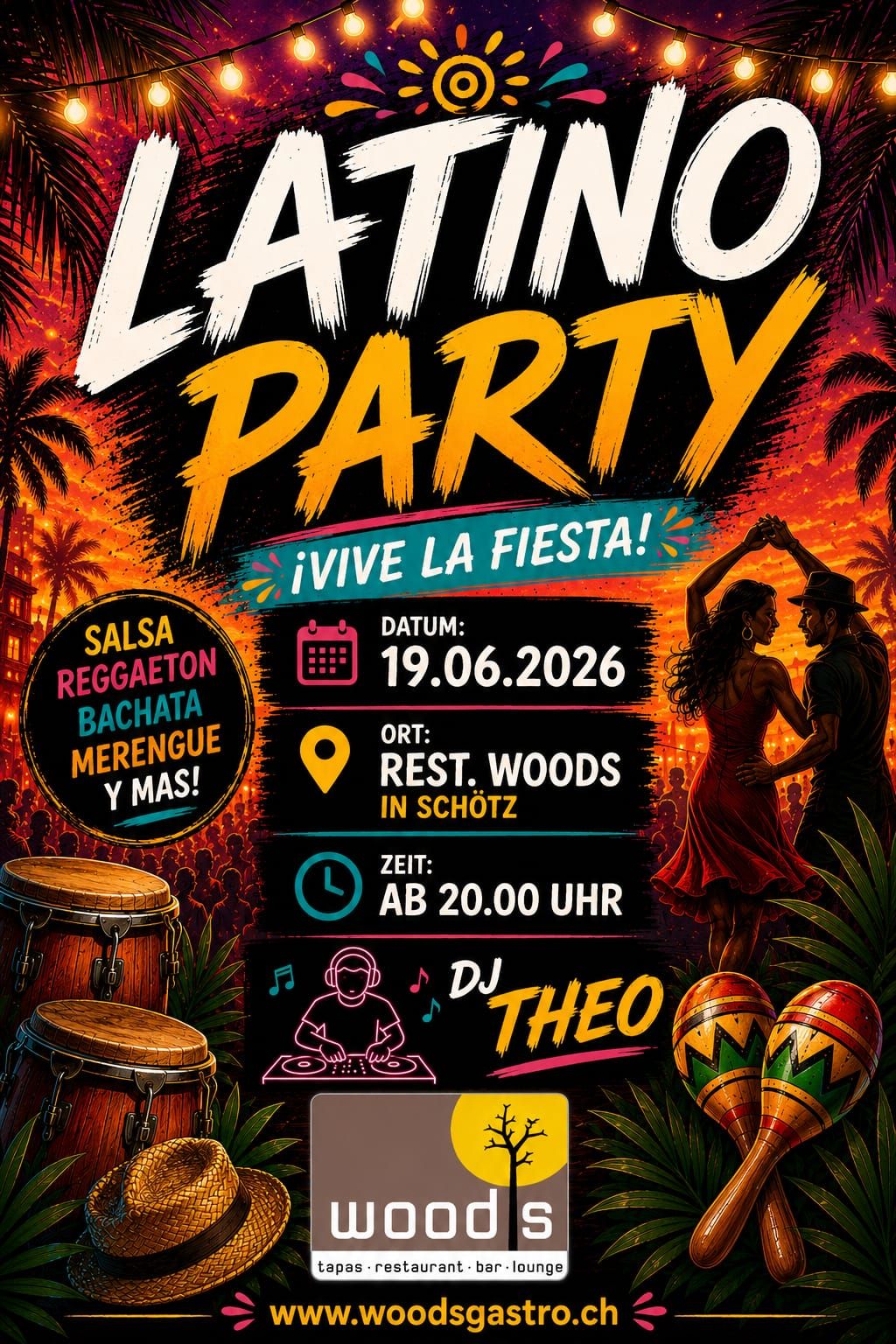 LATINO PARTY Viva la Fiesta mit DJ Theo